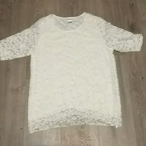 White lace blouse